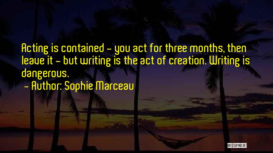 Famous Funny Safety Quotes By Sophie Marceau