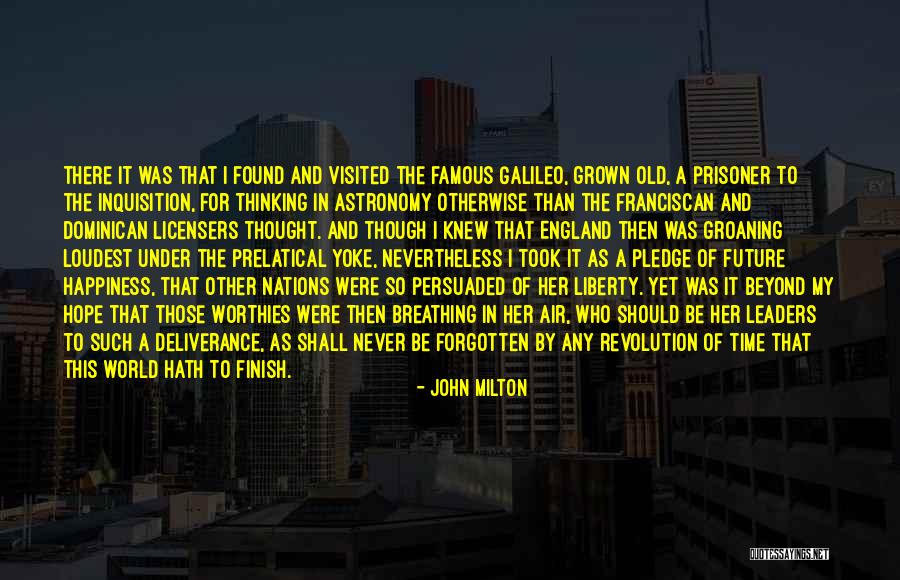 Famous Future Quotes By John Milton Famous Future Quotes By John Milton