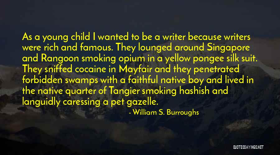 Famous Hashish Quotes By William S. Burroughs