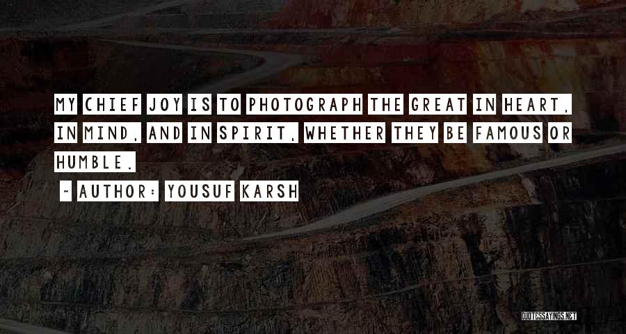 Famous Heart Vs Mind Quotes By Yousuf Karsh
