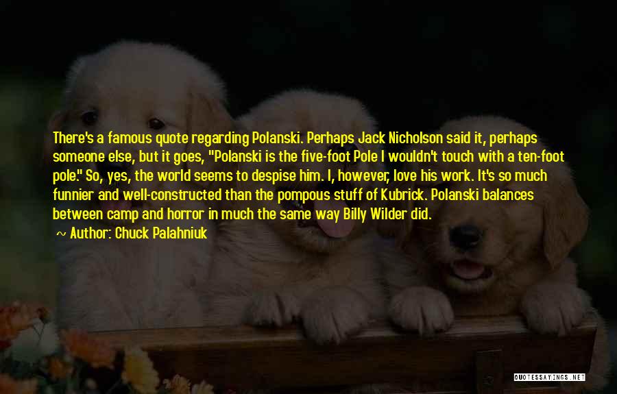Famous Horror Quotes By Chuck Palahniuk