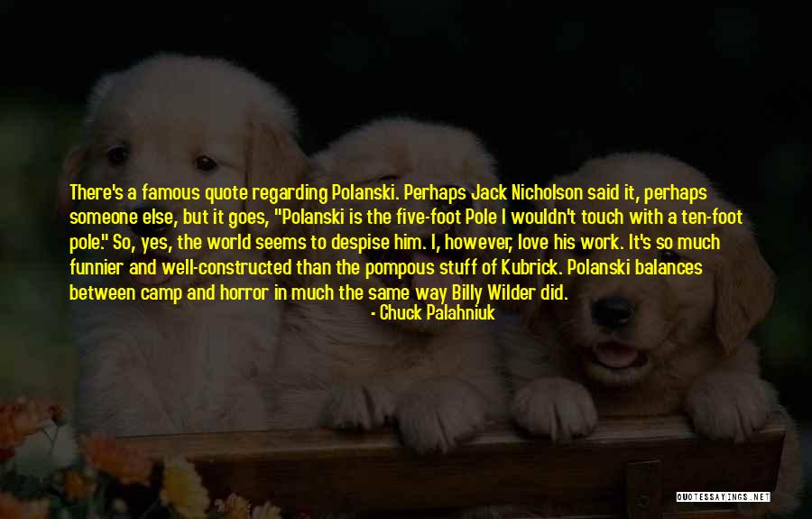 Famous Horror Quotes By Chuck Palahniuk