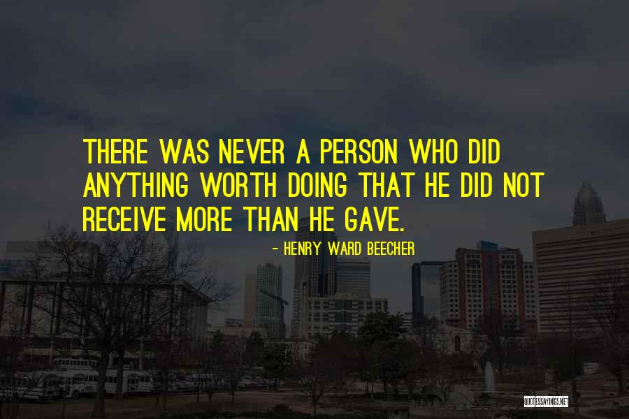 Famous Inspirational Quotes By Henry Ward Beecher