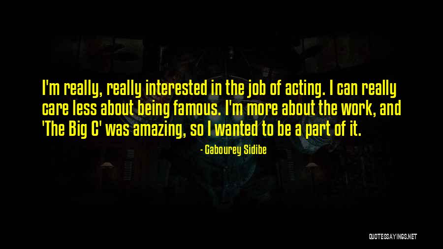 Famous Job Quotes By Gabourey Sidibe Famous Job Quotes By Gabourey Sidibe