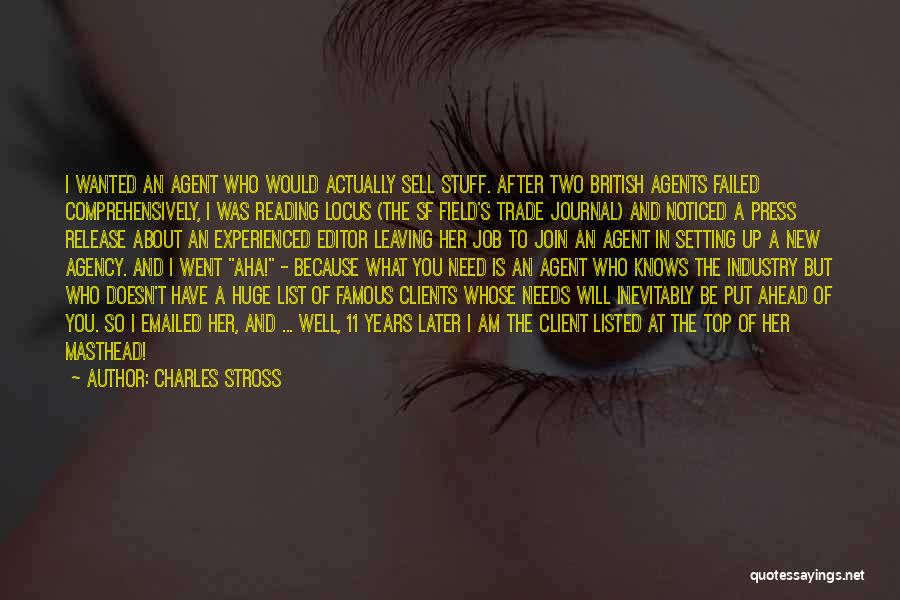 Famous Jobs Quotes By Charles Stross