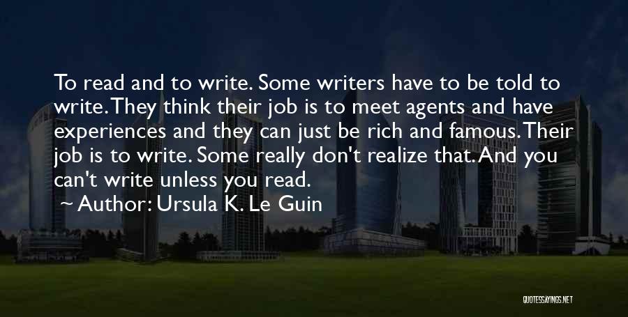 Famous Jobs Quotes By Ursula K. Le Guin