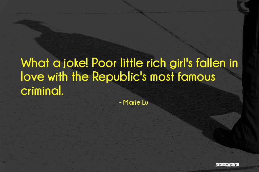 Famous Joke Quotes By Marie Lu Famous Joke Quotes By Marie Lu