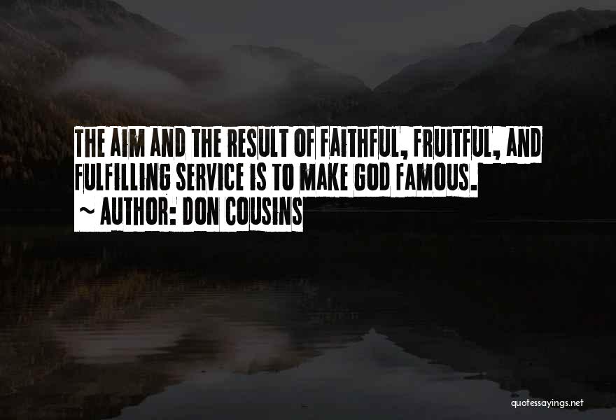 Famous Leaders Quotes By Don Cousins