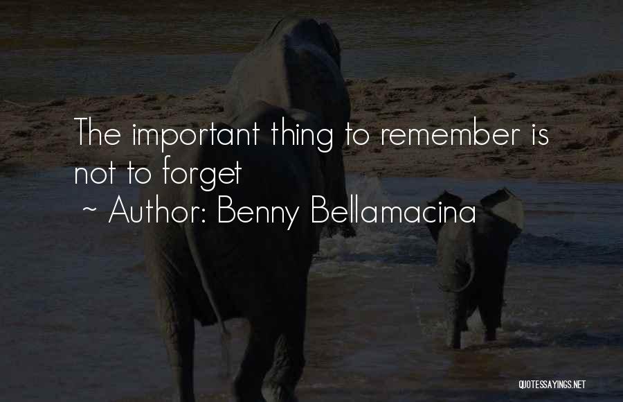Famous Life Quotes By Benny Bellamacina