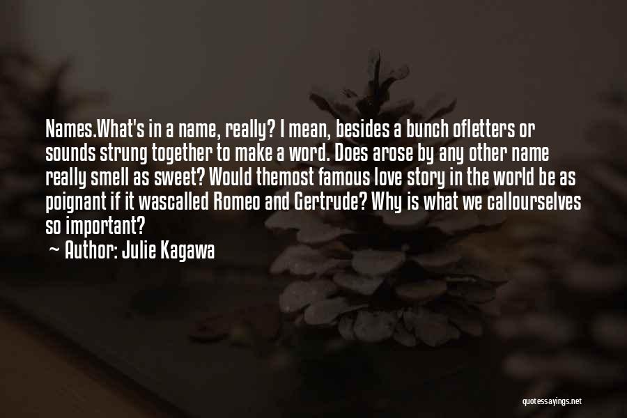 Famous Love Letters Quotes By Julie Kagawa