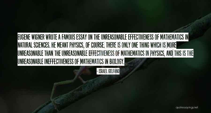 Famous Mathematics Quotes By Israel Gelfand Famous Mathematics Quotes By Israel Gelfand