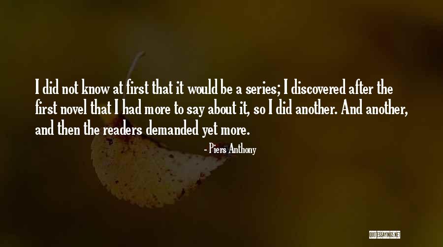 Famous Nancy Spungen Quotes By Piers Anthony