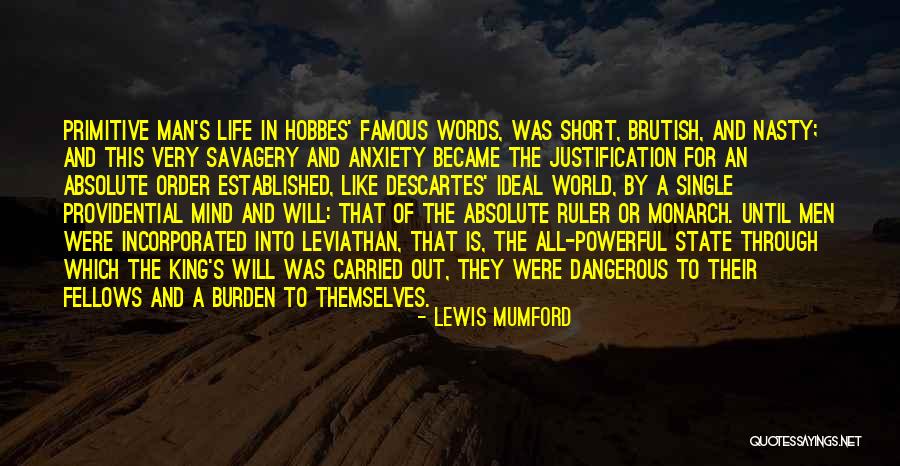 Famous Nasty Quotes By Lewis Mumford