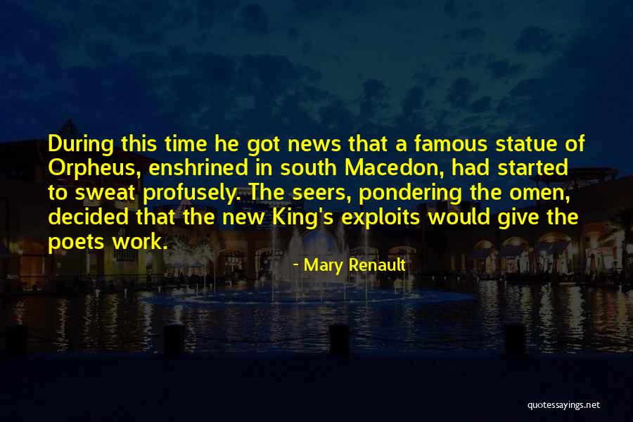Famous News Quotes By Mary Renault Famous News Quotes By Mary Renault