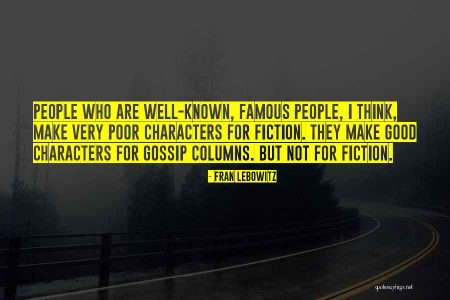 Famous Non Fiction Quotes By Fran Lebowitz Famous Non Fiction Quotes By Fran Lebowitz