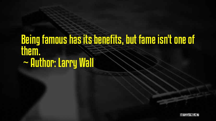 Famous Off The Wall Quotes By Larry Wall