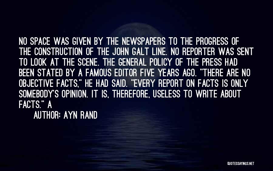 Famous One Line Quotes By Ayn Rand