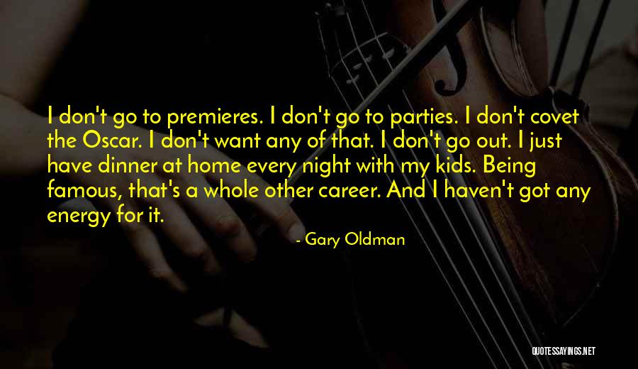 Famous Oscar Quotes By Gary Oldman