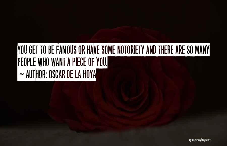Famous Oscar Quotes By Oscar De La Hoya