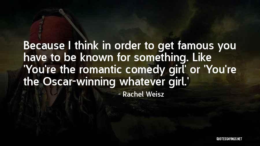 Famous Oscar Quotes By Rachel Weisz