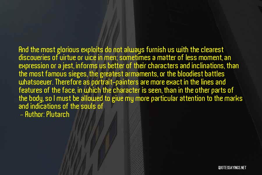 Famous Painters Quotes By Plutarch