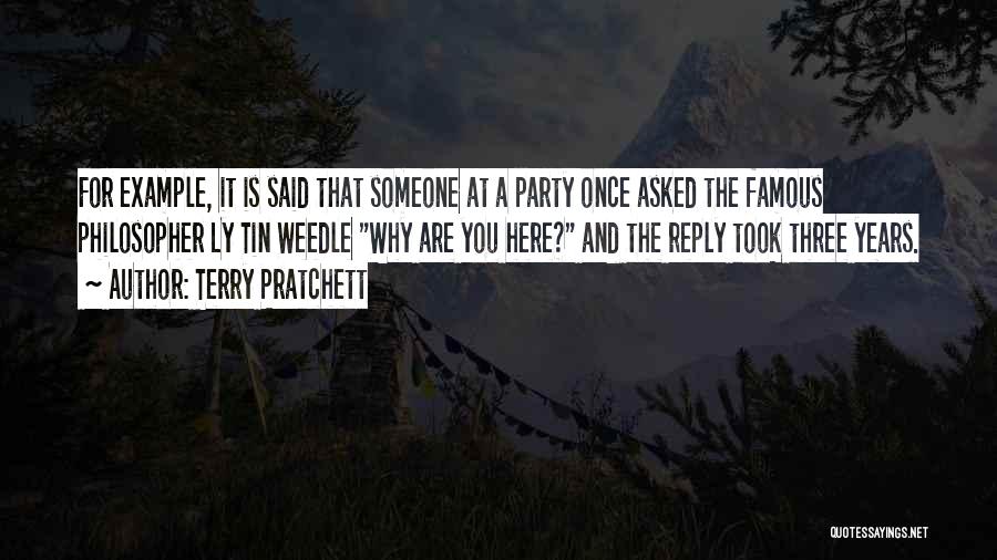 Famous Philosopher Quotes By Terry Pratchett