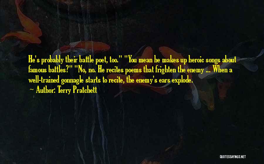 Famous Poet Quotes By Terry Pratchett