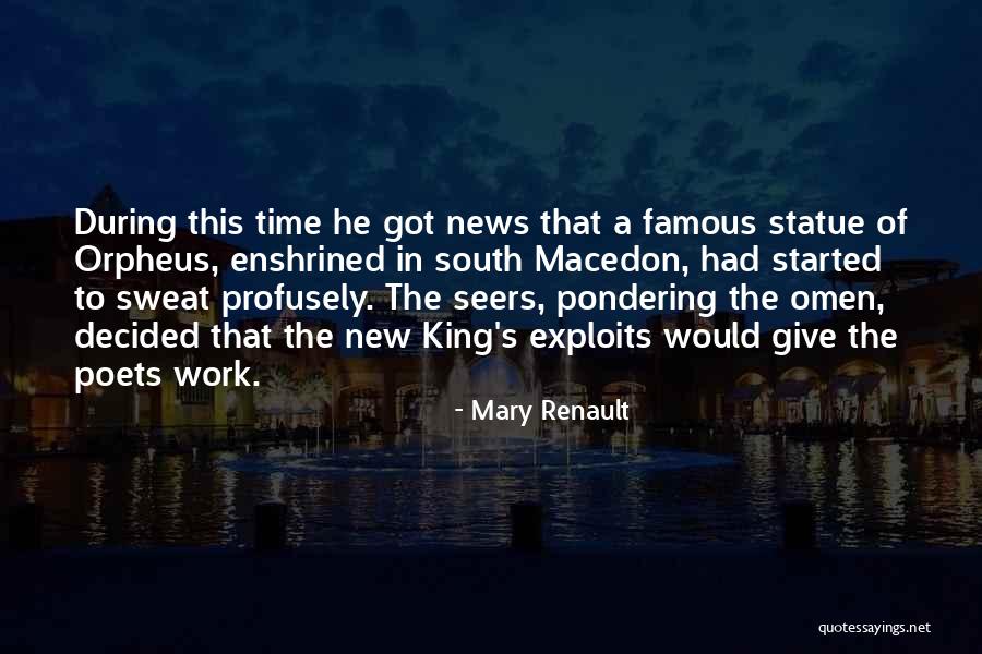 Famous Poets Quotes By Mary Renault Famous Poets Quotes By Mary Renault