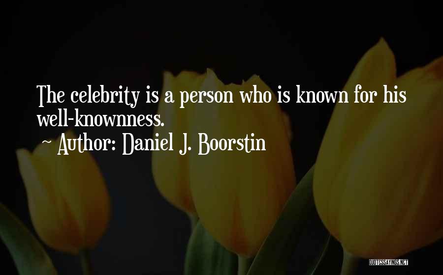 Famous Quotes By Daniel J. Boorstin