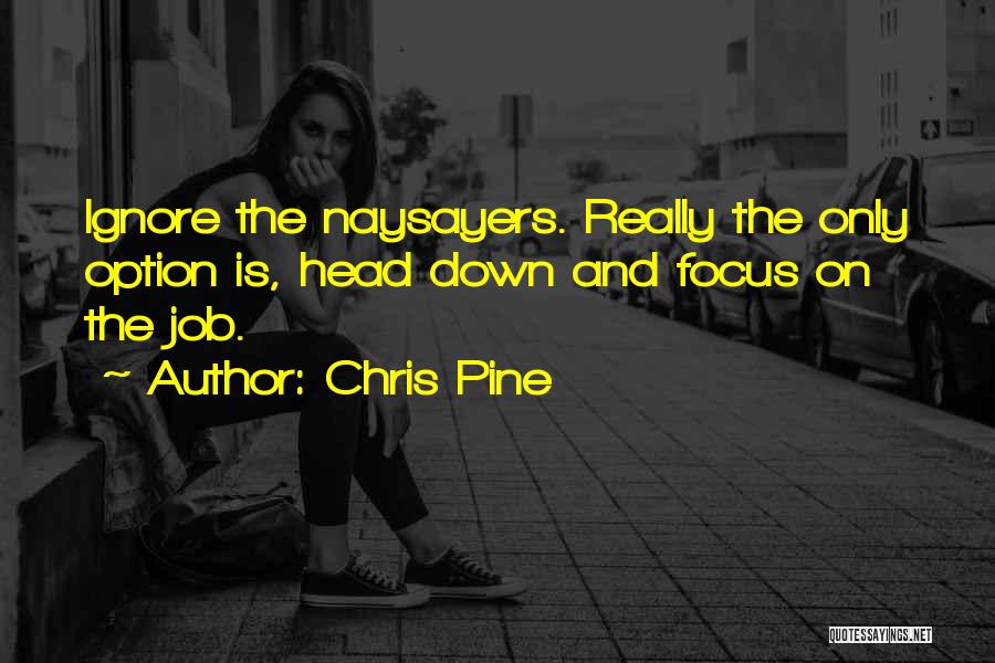 Famous Ralph Marston Quotes By Chris Pine