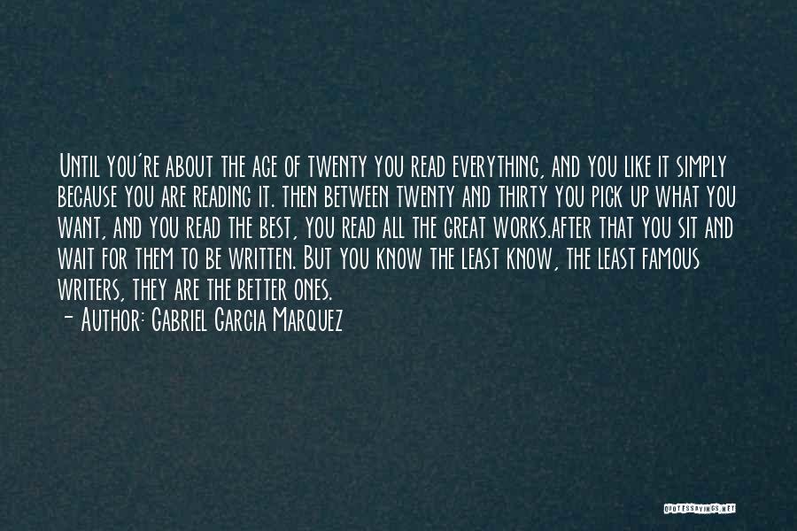 Famous Reading Quotes By Gabriel Garcia Marquez