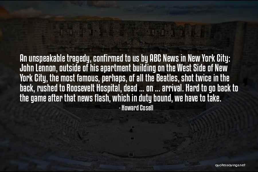 Famous Roosevelt Quotes By Howard Cosell Famous Roosevelt Quotes By Howard Cosell