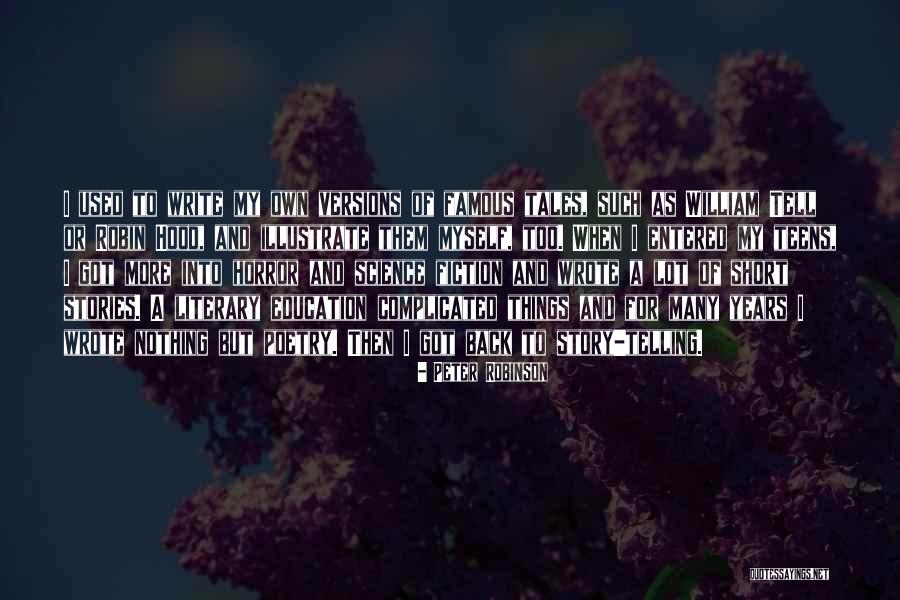 Famous Science Fiction Quotes By Peter Robinson Famous Science Fiction Quotes By Peter Robinson