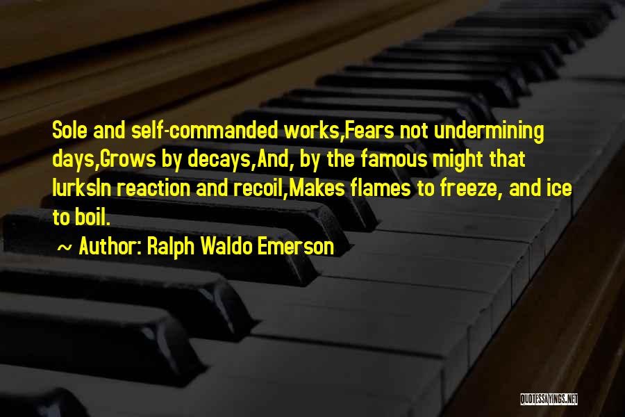 Famous Self-care Quotes By Ralph Waldo Emerson