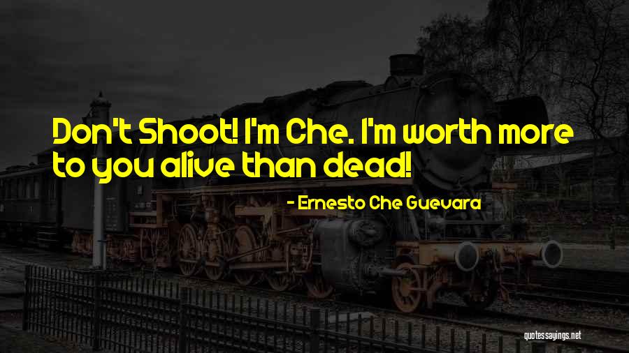 Famous Shoot Quotes By Ernesto Che Guevara