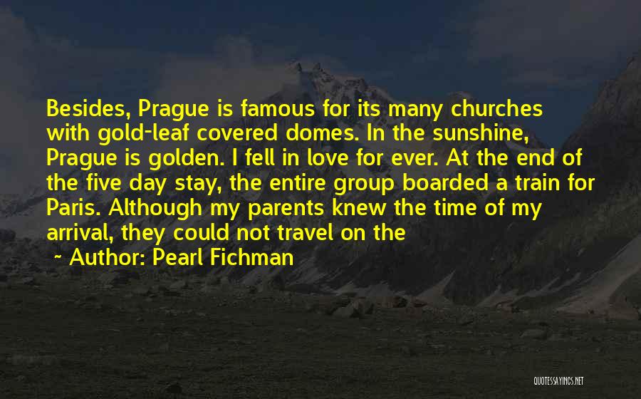 Famous Time Travel Quotes By Pearl Fichman