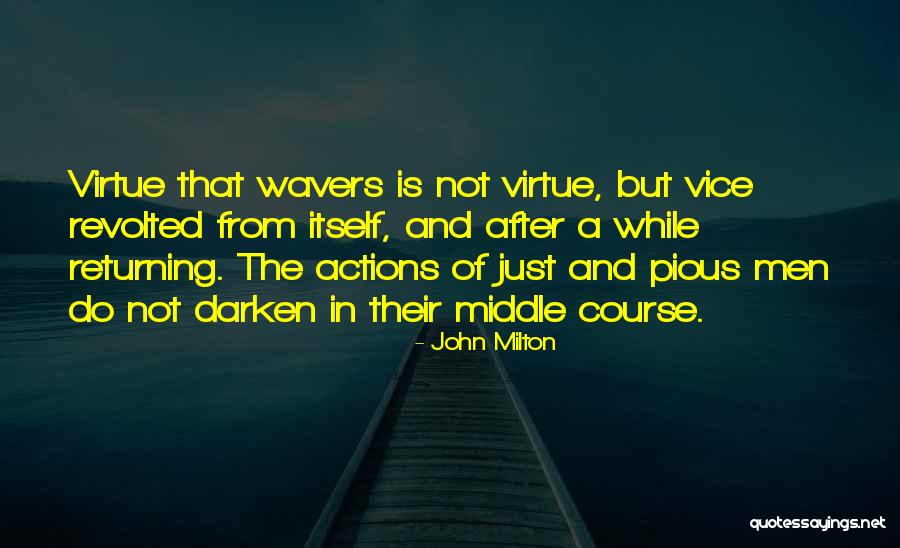 Famous Trail Running Quotes By John Milton