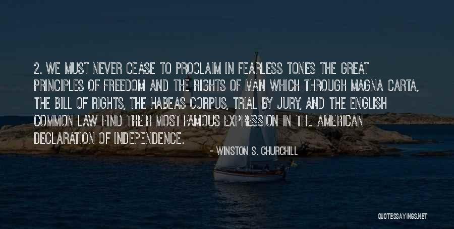 Famous Us Freedom Quotes By Winston S. Churchill