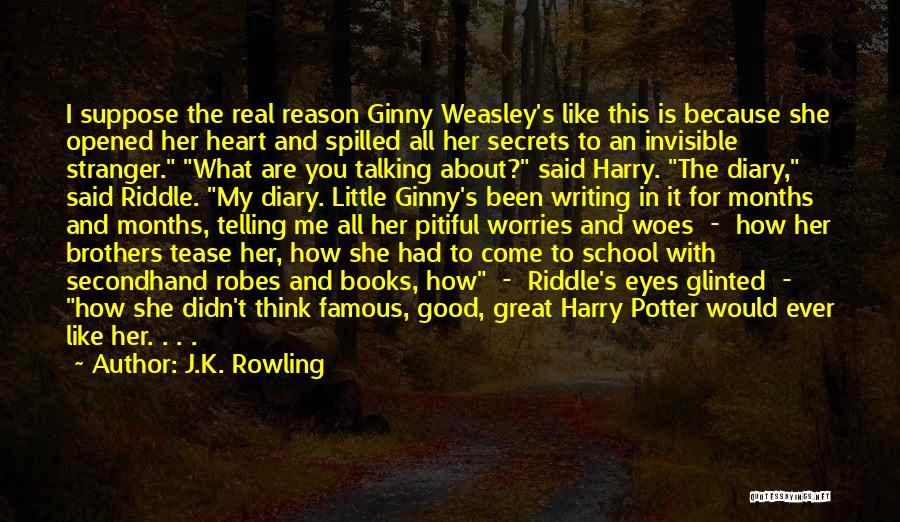 Famous Writing Quotes By J.K. Rowling