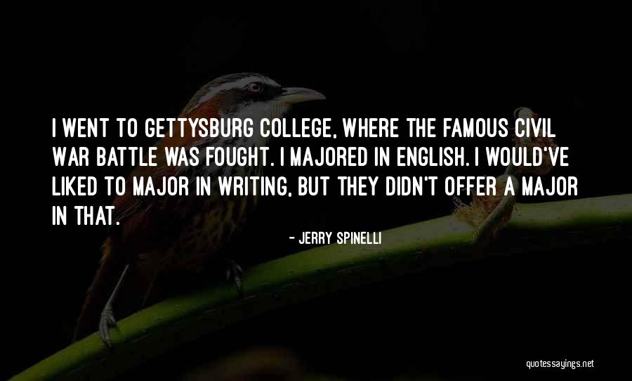 Famous Writing Quotes By Jerry Spinelli