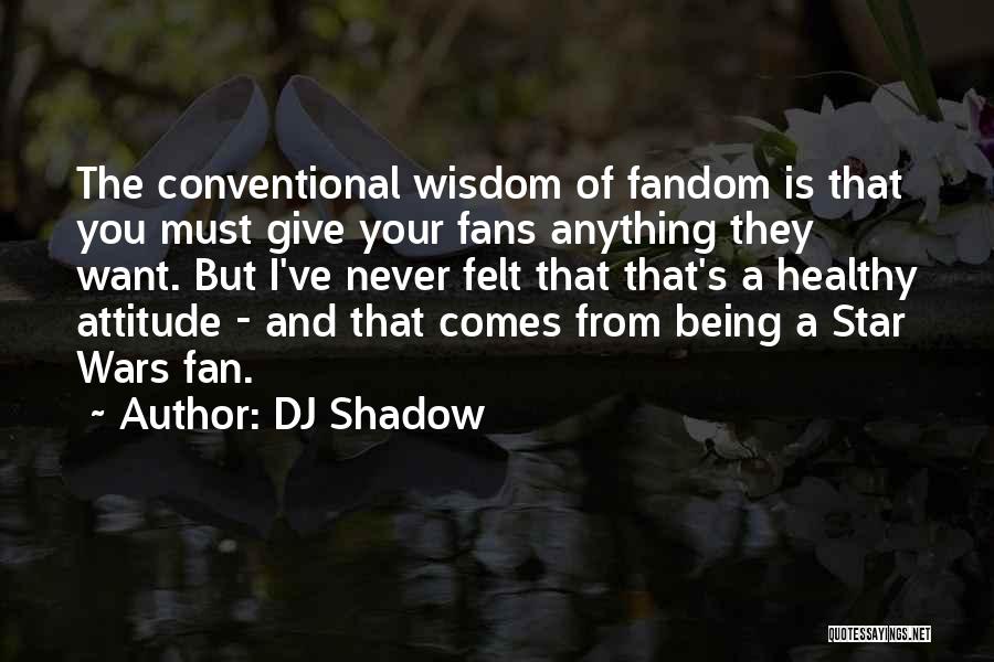 Fan Wars Quotes By DJ Shadow