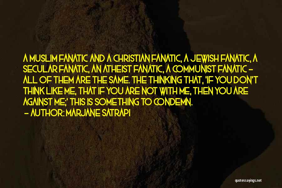 Fanatic Christian Quotes By Marjane Satrapi