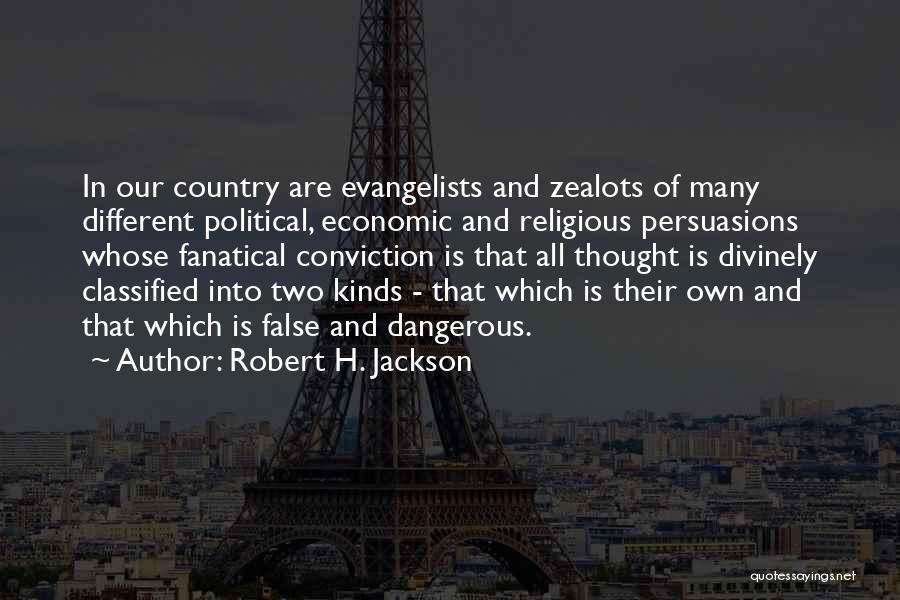 Fanatical Religious Quotes By Robert H. Jackson