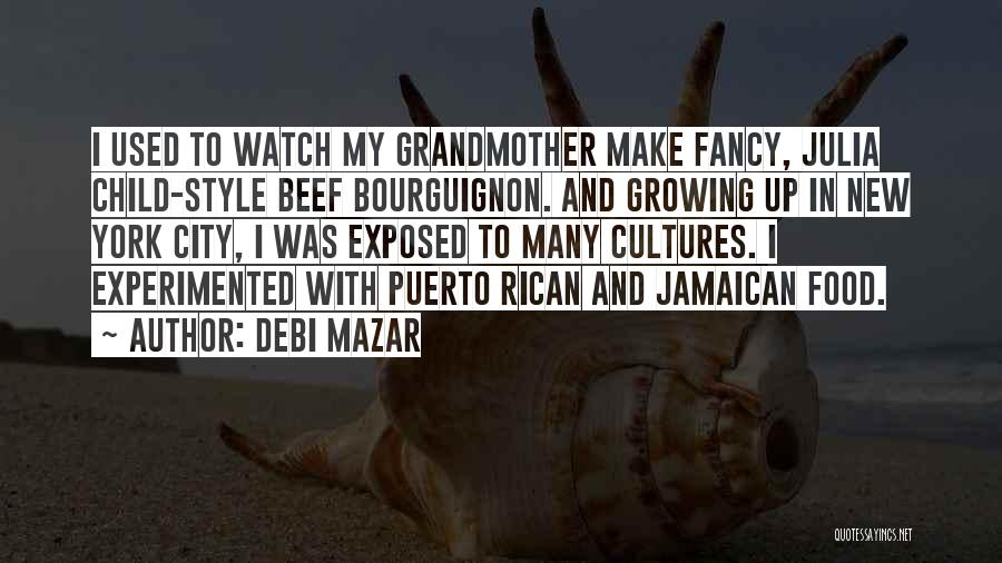 Fancy Food Quotes By Debi Mazar