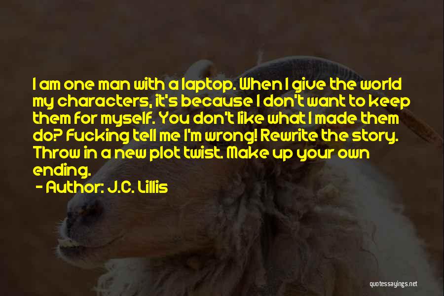 Fanfiction Quotes By J.C. Lillis