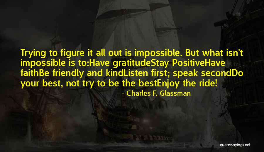 Fannatic Quotes By Charles F. Glassman Fannatic Quotes By Charles F. Glassman