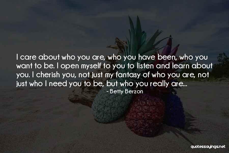 Fantasy And Love Quotes By Betty Berzon