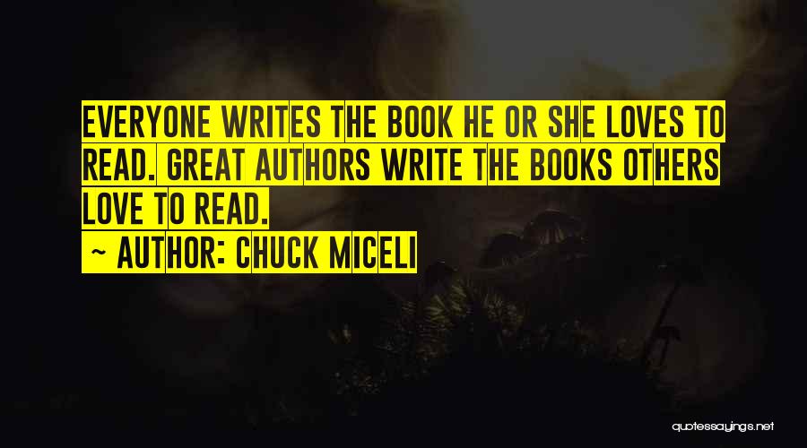 Fantasy Book Love Quotes By Chuck Miceli