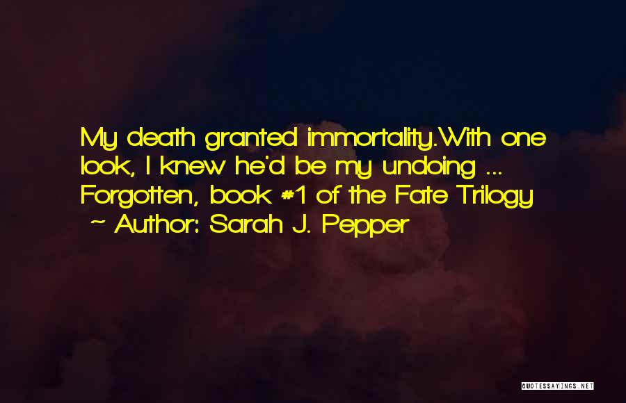 Fantasy Book Love Quotes By Sarah J. Pepper