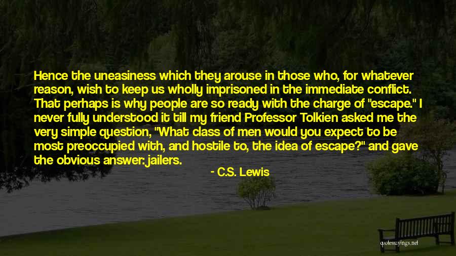 Fantasy Escapism Quotes By C.S. Lewis Fantasy Escapism Quotes By C.S. Lewis